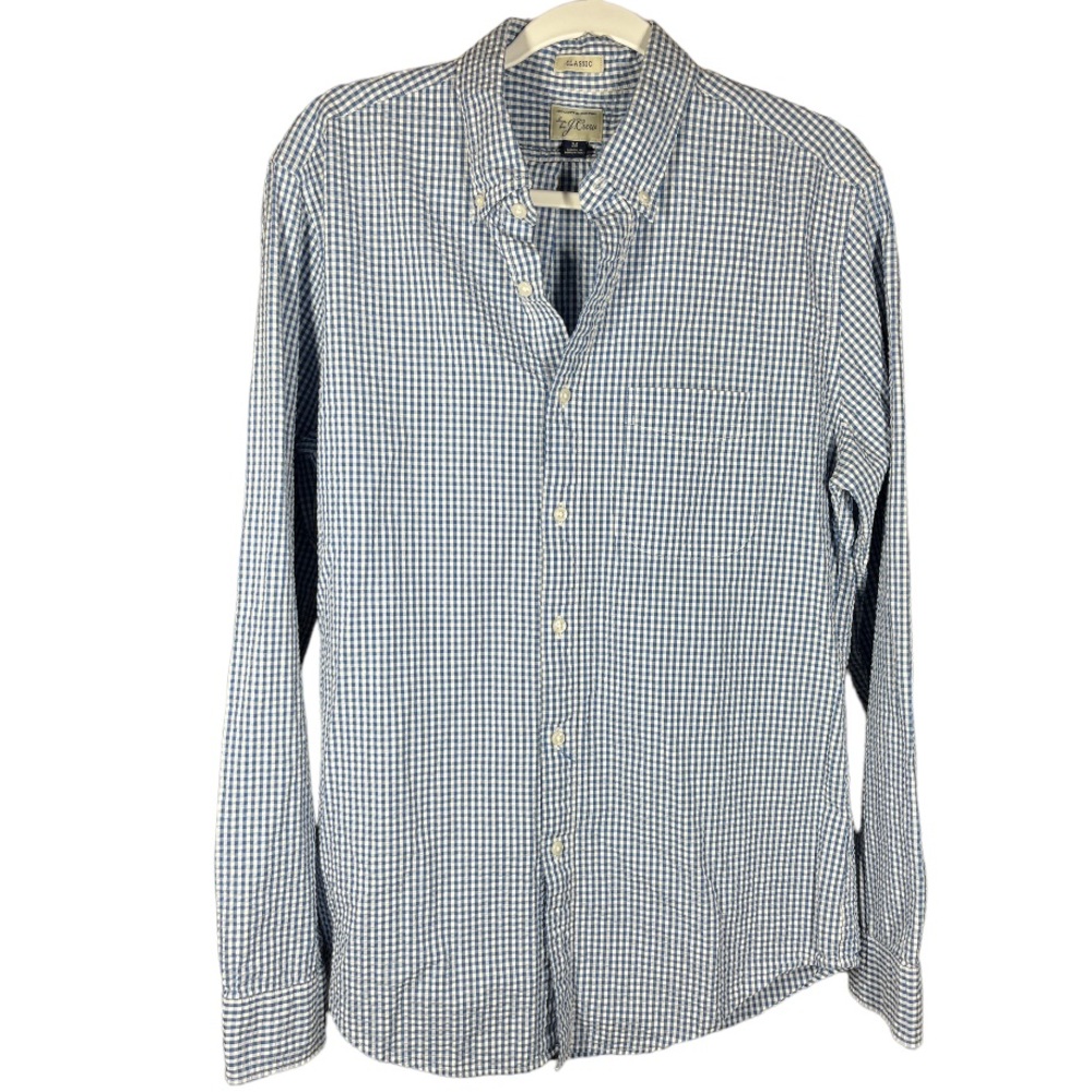 Men's Blue Checkered Shirt